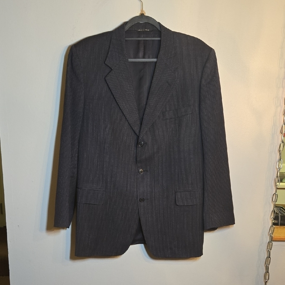 Canali Lora Piana Italy Wool Silk Pinstripe Men's Sport Coat Blazer NWOT